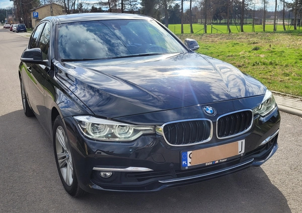 BMW Seria 3 cena 93500 przebieg: 106000, rok produkcji 2016 z Strumień małe 137